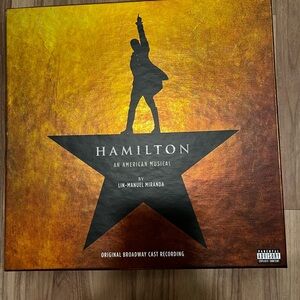 Hamilton Vinyl Record - Gold and Black